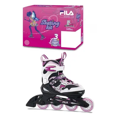 (SIZE S: to (Adjustable)) FILA SKATES J-ONE Inline wheels skate Safe and Comfortable for Teenage