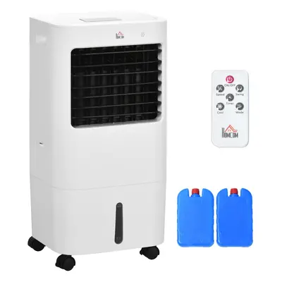 HOMCOM Evaporative Portable Air Cooler Cooling Fan Humidifier for Home Office