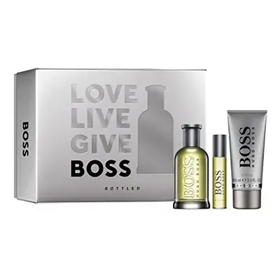 HUGO BOSS Bottled Eau de Toilette 100ml + Shower Gel 100ml + Travel Spray 10ml Giftset