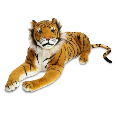 Melissa & Doug Giant Tiger - Lifelike Stuffed Animal (over meter long)