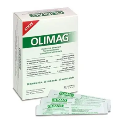 Olimag Sachets Advanced Magnesium Citrate Formula for Daily Wellness and Muscle Health - 20s