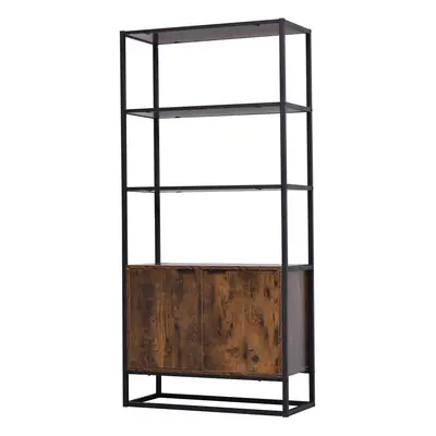 HOMCOM Storage Cabinet with Open Shelves Cupboard for Livingroom Bedroom