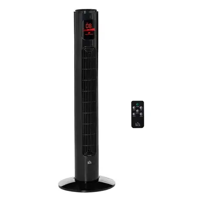 HOMCOM Inch Tower Fan with Oscillation Speed and Mode Indoor Black