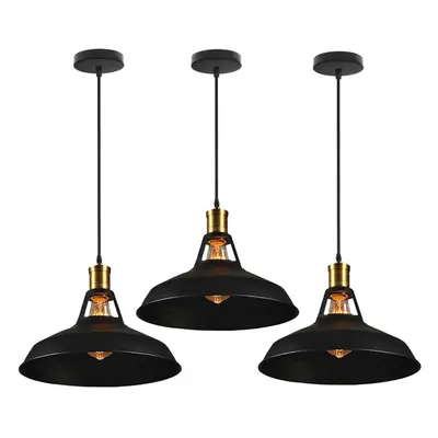 3pcs Industrial Pendant Lamp Height Adjustable Ceiling Lamp Vintage Hanging Light Creative Chand