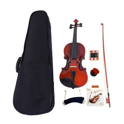 4/4 Full Size Acoustic Violin Set with Case + Bow + Rosin