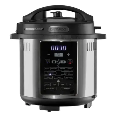 Daewoo Multipurpose 13-in-1 Large 6L Digital Electric Pressure Multi Cooker + Air Fryer All in O