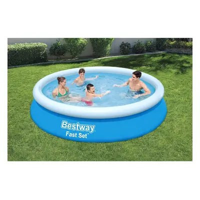 Bestway Fast Set Inflatable Swimming Pool Round 366x76cm Summer Water Centre