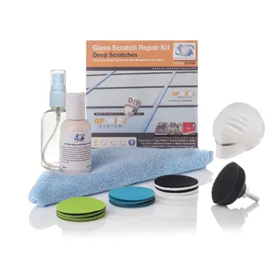 GLASS POLISH GP28002 DIY Glass Scratch Repair Kit, Glass Scratch Remover, Removes small scratche