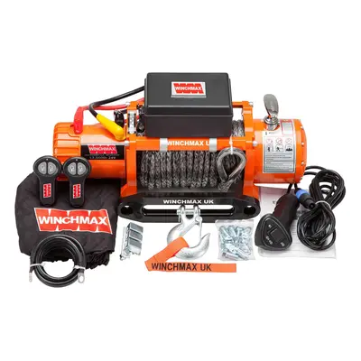 13,500lb 24V Electric Winch. 28m x 11mm Dyneema Rope.