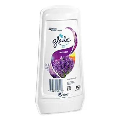 Glade Solid Gel Air Freshener Odour Eliminator for Home & Bathroom Pack of Lavender 150g