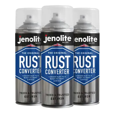 (3) JENOLITE Rust Converter Aerosol | Convert Rust to Ready to Paint Surface | Simply Spray on R