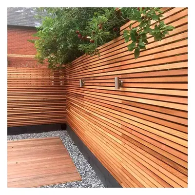 Premium Clear Canadian Western Red Cedar Slats (L) 1.83m (W) 38mm (T) 18mm Pack of pieces