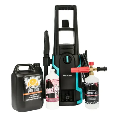 (Orange Snow Foam 5L, Karcher Snow Foam Lance & Troll's Breath 1L) Pressure Washer 1.6kW Car & P