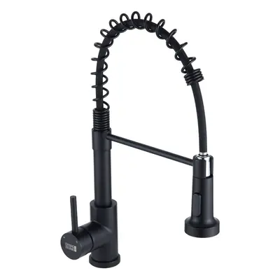 Black Commercial Swivel Pull out Kitchen Tap Mixer Tap Faucet