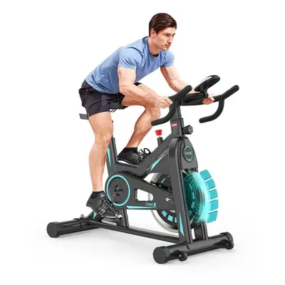 Dripex Magnetic Resistance Exercise Bike (2022 Version), Heavy Flywheel, LCD Monitor, Pulse Sens