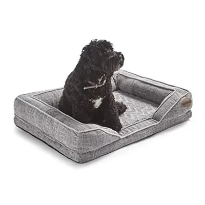 Silentnight Orthopaedic Pet Bed - Medium Dog Cat Bed - Contoured Foam for Support, Machine Washa