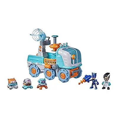 PJ MASKS Romeo Bot Builder Pre-school Toy, 2-in-1 Romeo Vehicle and Robot Factory Playset for Ch