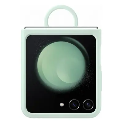 Samsung Galaxy Z Flip Silicone Case with Ring Ocean Green