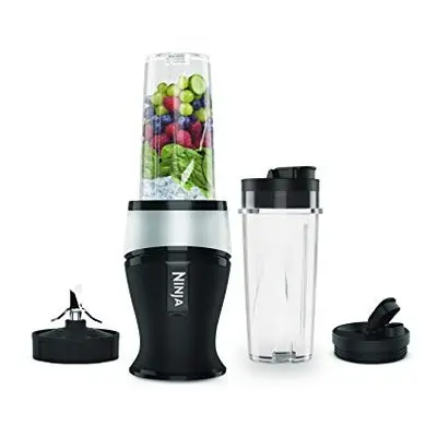 Ninja 700W Slim Blender Smoothie Maker, 2x 470ml Cups with Spout Lids, Personal Blender, Crush I