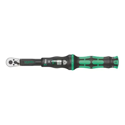 1 Pack - Wera Click Torque A Adjustable Torque Wrench 1/4" Hex Dr 2.5-25Nm