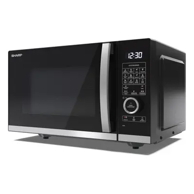 Sharp YC-QC254AU-B 25L 900W Microwave Oven with Grill and Convection - Black