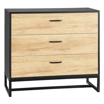 HOMCOM Chest of Drawers, Drawer Unit Storage Cabinet Bedroom Living Room