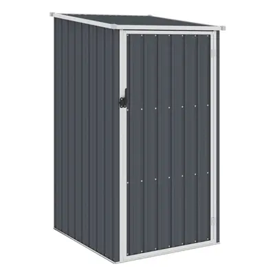 vidaXL Garden Shed Anthracite Galvanised Steel Outdoor Tool Storage House