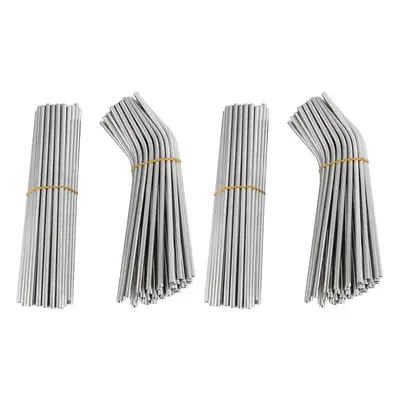 200Pcs Metal Straws Can Be Reused Stainless Steel Drinking Water Pipes mm x mm Curved Straws and