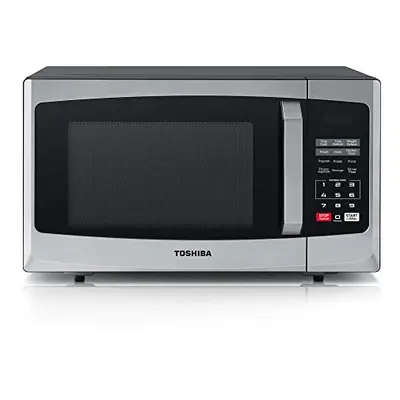 Toshiba 800w 23L Microwave Oven with Digital Display, Auto Defrost, One-Touch Express Cook, Pre-