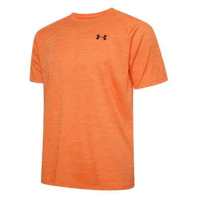 (XL) UNDER ARMOUR TECH TEXTURED T SHIRT ORANGE