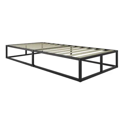 Black Single Bed Frame 3FT 90cm Bedstead Birlea Soho Metal Minimalist Design