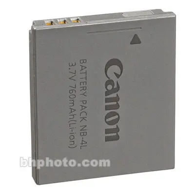 Canon NB-4L Lithium-Ion Battery Pack (3.7v 760mAh)