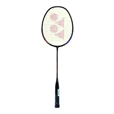 Nanoray Light 18i Graphite Badminton Racquet with free Full Cover (77 grams, lbs Tension, Black)