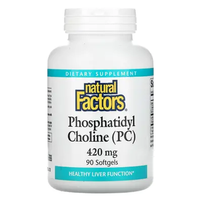 Natural Factors, Phosphatidyl Choline (PC), mg, Softgels