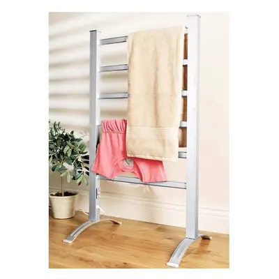 Status Heated Towel Rail, Aluminum, Silver, 15x53x62 cm