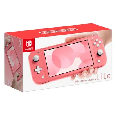 2021 Newest Switch Lite Game Console, Coral Pink