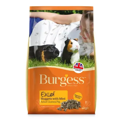 Burgess Excel Adult Guinea Pig Nuggets With Mint 10kg