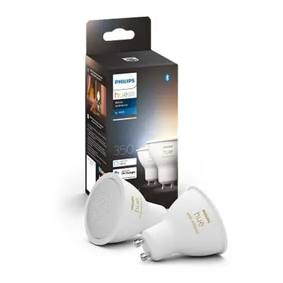 Philips Hue NEW White Ambiance Smart Light Bulb Pack [GU10 Spot] With Bluetooth. Works with Alex