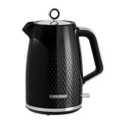 Verve Black Jug Kettle - 1.7L - Rapid Boil - Limescale Filter - Plastic