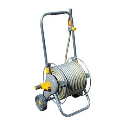 Hozelock 60m Metal Hose Cart & Metres of 12.5mm Hose