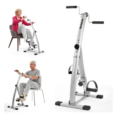 Foldable Exercise Bike BI PEDALER, For Home, Dual Action Arms and Legs