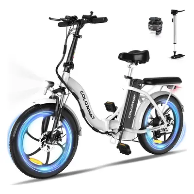 COLORWAY E Bike 20" Folding Bike with 36V Battery 250W Motor for Adult