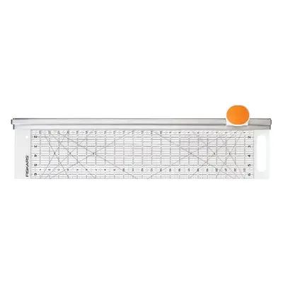 Fiskars Combo Rotary Cutter Ã mm & Ruler 6Â x 24Â, Orange/White