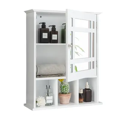 Wall-mounted Bathroom Cabinet Storage Organizer Medicine Cabinet