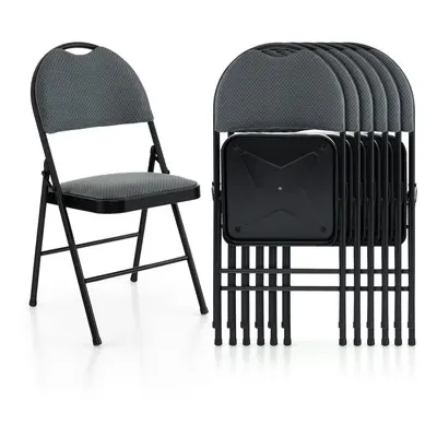 Set of Folding Chair Padded Kitchen Dining Seat Portable Guest Chair