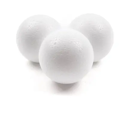 (100 Pack (100 Balls), 100mm) Polystyrene Foam Balls - Sizes: 20mm - 150mm Available in Various 