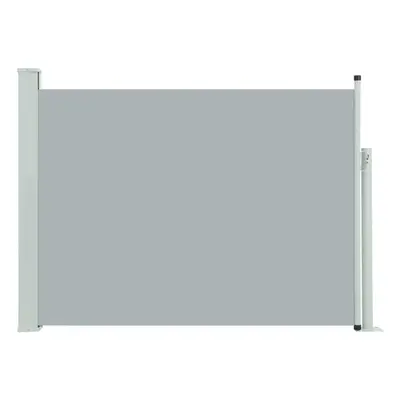 vidaXL Patio Retractable Side Awning 100x500cm Grey Privacy Garden Screen