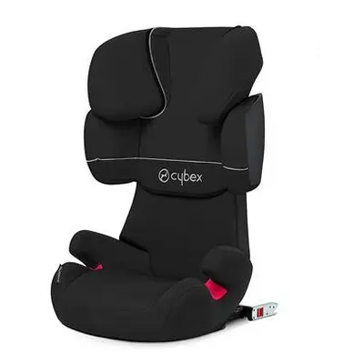 CYBEX Solution X-Fix, Toddler Car Seat Group 2/3, Pure Black - Black