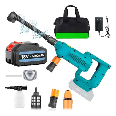 Cordless Pressure Washer, Compatible with Makita Battery,for Car/Floor/Garden Cleaning & Waterin