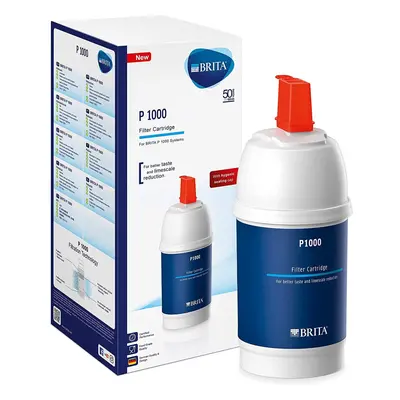 BRITA P1000 replacement filter cartridge for BRITA filter taps , reduces chlorine, limescale and